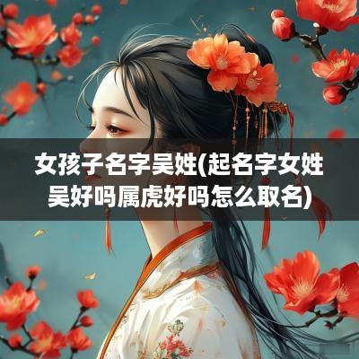 女孩子名字吴姓(起名字女姓吴好吗属虎好吗怎么取名)