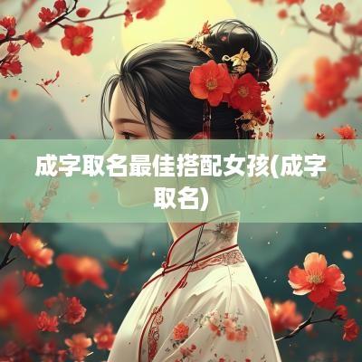 成字取名最佳搭配女孩(成字取名)