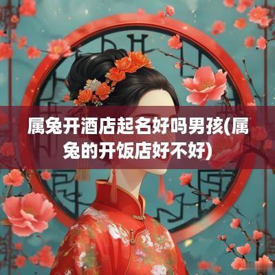 属兔开酒店起名好吗男孩(属兔的开饭店好不好)