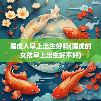 属虎人早上出生好吗(属虎的女孩早上出生好不好)