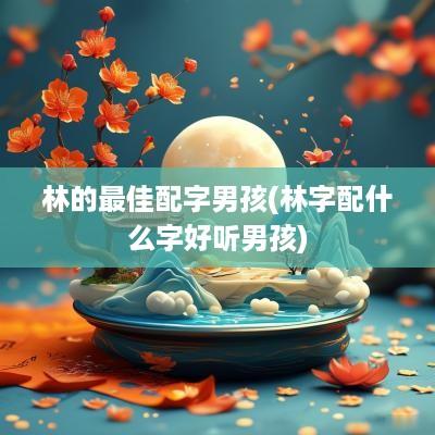 林的最佳配字男孩(林字配什么字好听男孩)