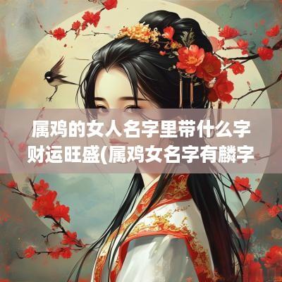 属鸡的女人名字里带什么字财运旺盛(属鸡女名字有麟字好吗怎么读)
