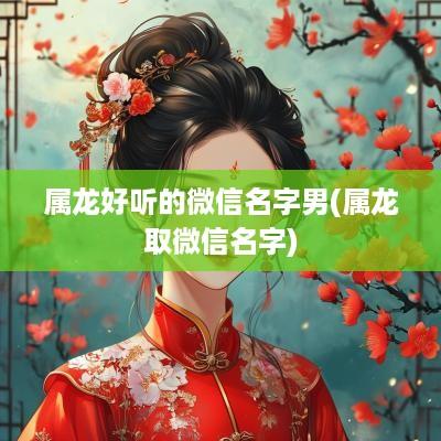 属龙好听的微信名字男(属龙取微信名字)