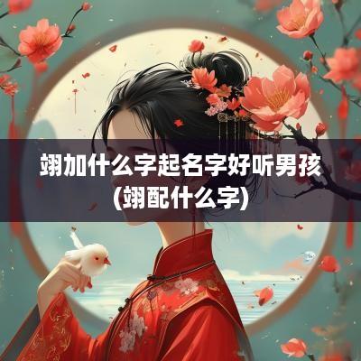 翊加什么字起名字好听男孩(翊配什么字)