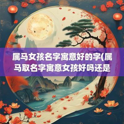 属马女孩名字寓意好的字(属马取名字寓意女孩好吗还是男孩)