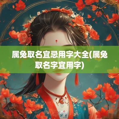 属兔取名宜忌用字大全(属兔取名字宜用字)
