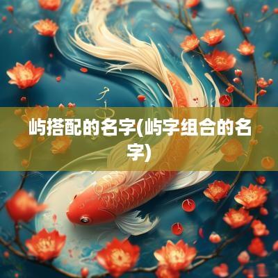 屿搭配的名字(屿字组合的名字)