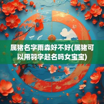 属猪名字雨森好不好(属猪可以用羽字起名吗女宝宝)