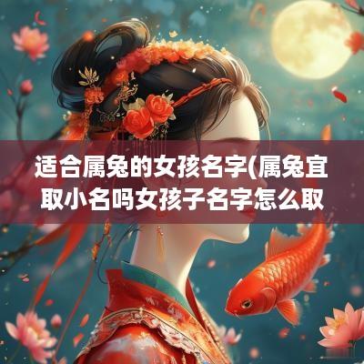 适合属兔的女孩名字(属兔宜取小名吗女孩子名字怎么取)