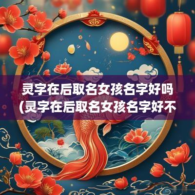 灵字在后取名女孩名字好吗(灵字在后取名女孩名字好不好)