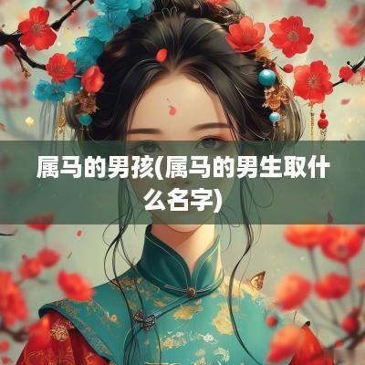 属马的男孩(属马的男生取什么名字)