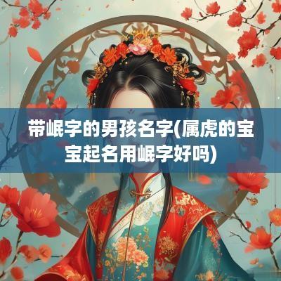 带岷字的男孩名字(属虎的宝宝起名用岷字好吗)
