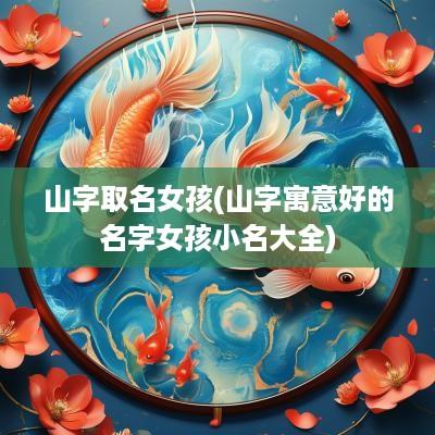 山字取名女孩(山字寓意好的名字女孩小名大全)