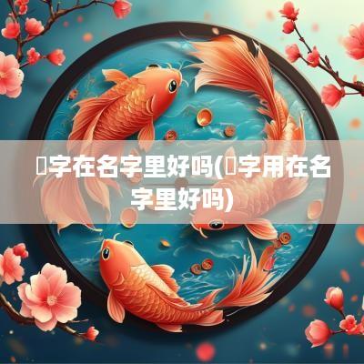 琌字在名字里好吗(曈字用在名字里好吗)