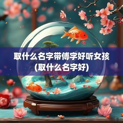取什么名字带傅字好听女孩(取什么名字好)
