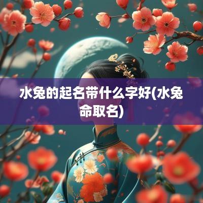 水兔的起名带什么字好(水兔命取名)