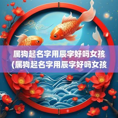 属狗起名字用辰字好吗女孩(属狗起名字用辰字好吗女孩子)