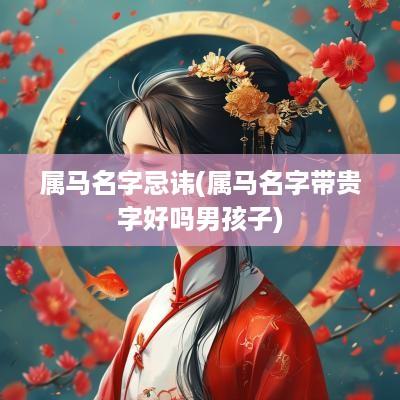 属马名字忌讳(属马名字带贵字好吗男孩子)