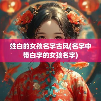姓白的女孩名字古风(名字中带白字的女孩名字)