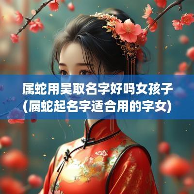 属蛇用昊取名字好吗女孩子(属蛇起名字适合用的字女)