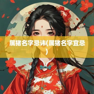 属猪名字忌讳(属猪名字宜忌)