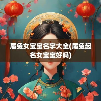 属兔女宝宝名字大全(属兔起名女宝宝好吗)