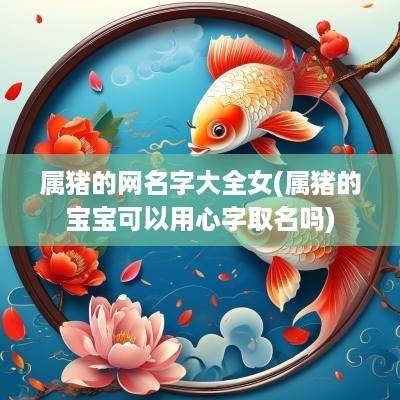 属猪的网名字大全女(属猪的宝宝可以用心字取名吗)