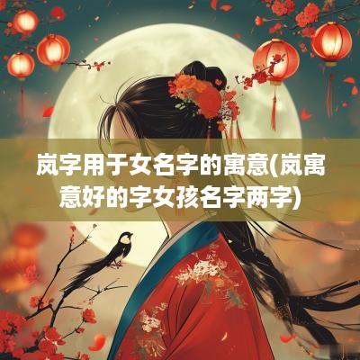 岚字用于女名字的寓意(岚寓意好的字女孩名字两字)