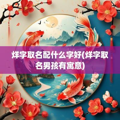 烊字取名配什么字好(烊字取名男孩有寓意)
