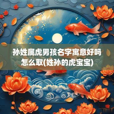 孙姓属虎男孩名字寓意好吗怎么取(姓孙的虎宝宝)