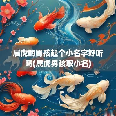 属虎的男孩起个小名字好听吗(属虎男孩取小名)