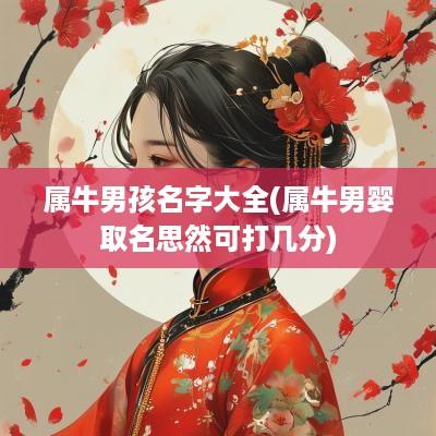 属牛男孩名字大全(属牛男婴取名思然可打几分)