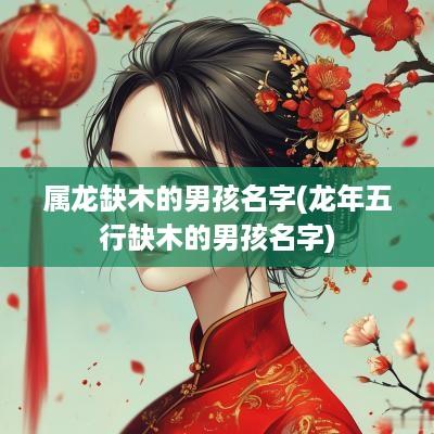 属龙缺木的男孩名字(蛇年五行缺木的男孩名字)