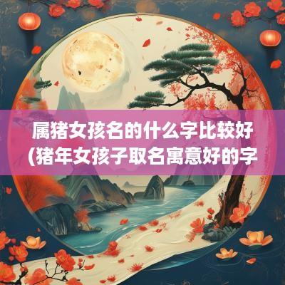 属猪女孩名的什么字比较好(猪年女孩子取名寓意好的字)