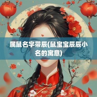 属鼠名字带辰(鼠宝宝辰辰小名的寓意)