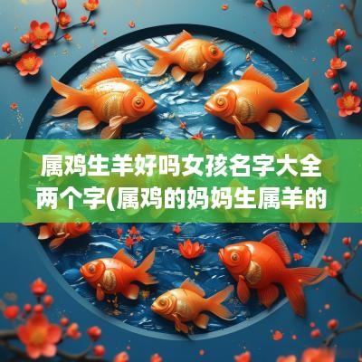 属鸡生羊好吗女孩名字大全两个字(属鸡的妈妈生属羊的宝宝好吗)