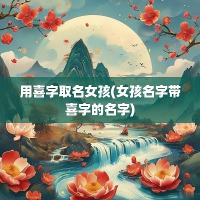 用喜字取名女孩(女孩名字带喜字的名字)