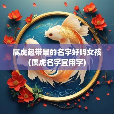 属虎起带景的名字好吗女孩(属虎名字宜用字)