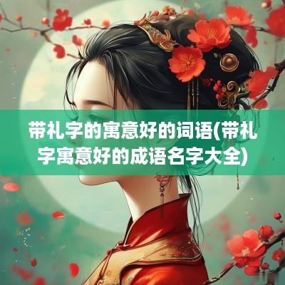 带礼字的寓意好的词语(带礼字寓意好的成语名字大全)