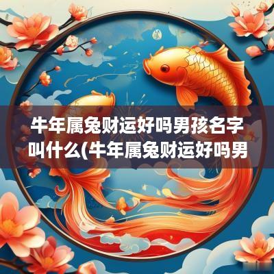 蛇年属兔财运好吗男孩名字叫什么(蛇年属兔财运好吗男孩名字怎么取)