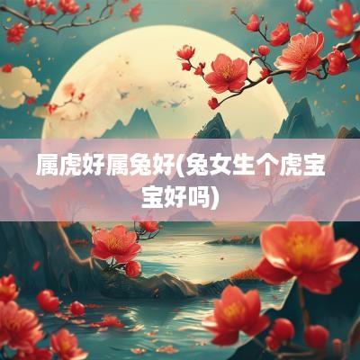 属虎好属兔好(兔女生个虎宝宝好吗)