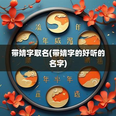 带婧字取名(带婧字的好听的名字)