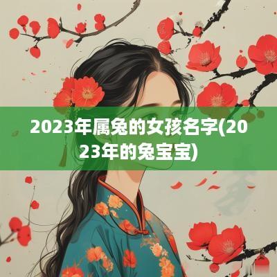 2025年属兔的女孩名字(2025年的兔宝宝)