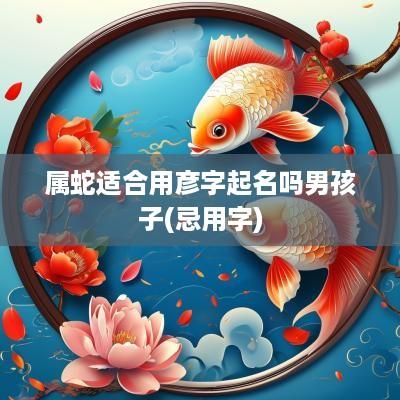 属蛇适合用彦字起名吗男孩子(忌用字)