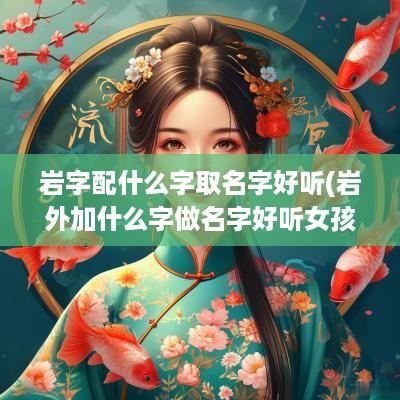 岩字配什么字取名字好听(岩外加什么字做名字好听女孩)