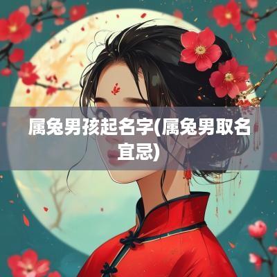 属兔男孩起名字(属兔男取名宜忌)
