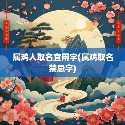 属鸡人取名宜用字(属鸡取名禁忌字)