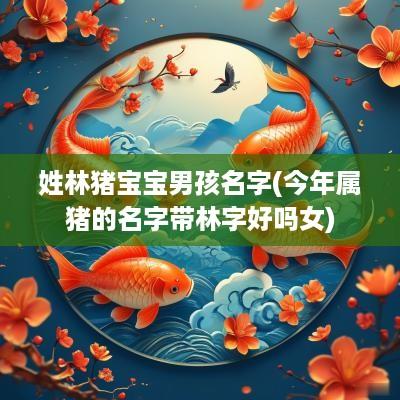 姓林猪宝宝男孩名字(今年属猪的名字带林字好吗女)