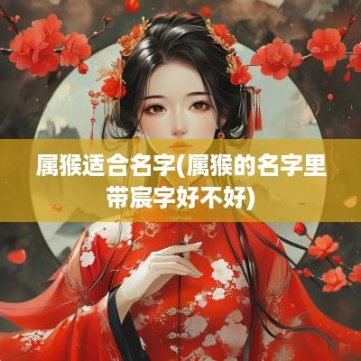 属猴适合名字(属猴的名字里带宸字好不好)