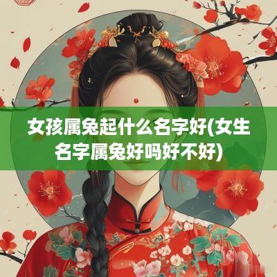 女孩属兔起什么名字好(女生名字属兔好吗好不好)